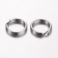 thumbnail image 2 of Tarnish Resistant 304 Stainless Steel Split Rings Double Loops Jump Rings Stainless Steel Color 10x1.5mm Inner Diameter: 8mm, 2 of 3