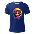 thumbnail image 3 of T-Shirt d'Halloween pour Homme, T-Shirt Graphique Effrayant pour Fête d'Halloween, Blouse Décontractée à Col Rond et Manches Courtes, Coupe Mode pour Usage Quotidien, 3 of 5