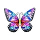 thumbnail image 4 of Mariposas de metal Arte de pared decorativo Hecho a mano 9.84 '' Arte de pared para interiores y exteriores Estilo D, 4 of 9