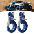 thumbnail image 4 of RC Trailer Hooks, Aluminum Alloy Standard Size Firm Structure Traction Rope Hook Easy Installation 2PCS  For 1/10 Remote Control Cars Red,Blue,Black, 4 of 8