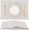 Neutral Beige, variant on Neutral Beige Cloth Placemats Set of 6 Cotton Linen Blend Washable Farmhouse Dining Table Mats for Indoors & Outdoors, Easy to Clean, 13 x 19 Inch