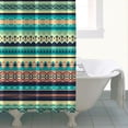 thumbnail image 4 of Waterproof Bohemian Shower Curtain 72x72 Inch Boho Style Polyester Unique Shower Curtain for Bathroom Hotel Home Decor with 12 Plastic Hooks, 4 of 5
