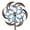 Multicolor, variant on WONDER garden Metal Wind Spinner Outdoor Decor Garden Sculptures and Statues Suitable for Decorating Your Patio, Lawn & Garden