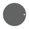 thumbnail image 1 of Decodeary Ensemble de Table Isolant en Silicone Tapis de Cuisson pour Micro-Ondes Coussin de Plateau Antidérapant Résistant à la Chaleur Gris Rond 1Ensemble, 1 of 6