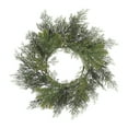 thumbnail image 3 of (3 pack) Mainstays 18 inch Artificial Green Pine Round Wreath, for Door or Wall, Metal Base, 3 of 12