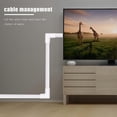 thumbnail image 5 of One-Cord Channel Cable Concealer - CMC-03 Cord Cover Wall Cable Management System - 125 Inch Cable H, 5 of 5