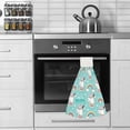 thumbnail image 6 of Hanging Towels 1 Pcs, Dish Towels Cute Head Llama on Blue Absorbent Hand Towels with Hanging Loop Washcloth for Bathroom Kitchen, 6 of 6