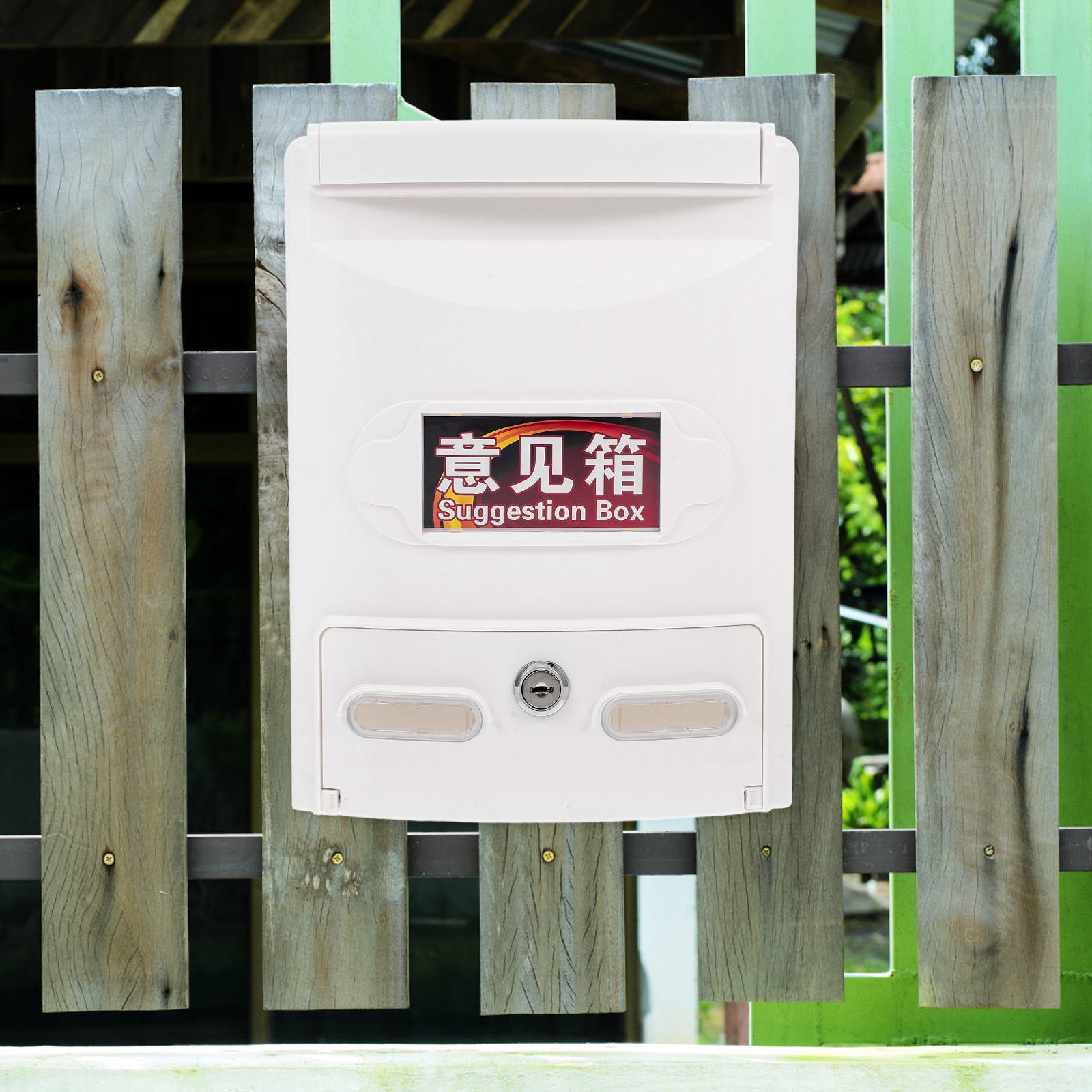 Hemoton  Classroom Mailbox Donation Boxes for Fundraising Office White
