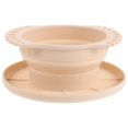 thumbnail image 1 of KALLORY Taza Plegable Para Pinceles De Pintura Con Paleta De Silicona Color Beige Portátil, 1 of 7