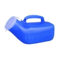 thumbnail image 2 of Botella urinal de hombres, recipiente urinario portátil de 1200 ml de 1200 ml, botella de orina orinal masculina para al aire libre, acampar, Azul, 2 of 9