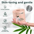 thumbnail image 4 of ecoHiny Premium & Soft Bamboo Toilet Paper | 48 Mega Rolls, 3 PLY & 350 Sheets| Tree Free Toilet Tissues | Plastic Free Packaging, 4 of 10
