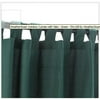 Outdoor Curtains CUR108GR 54 in. x 108 in. WeatherSmart Outdoor Curtain with Tabs - Green