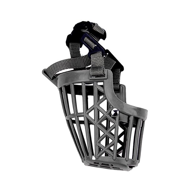 CSChome Dog Muzzle with Japanese Buckle Adjustable Dog Muzzle - High Durability Breathable Plastic, Anti-Barking Mouth Guard