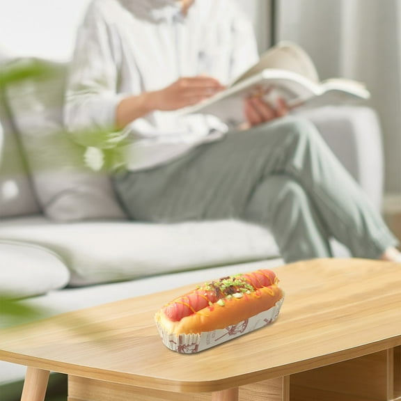 Artificial Food Simulation Hot Dog Cooking Bread Model Fake Food Props Window Kitchen Decoration Ornaments Photography Props 1 Smile Home