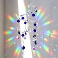 thumbnail image 2 of HWRETIE Spinning Wind Chime Crystal Suncatcher,with Beads,Colorful Hanging Garden Decor, 2 of 6