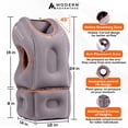 Shoulder Inflatable Modern Advantage, Inflatable Travel Pillow, Grey, Adjustable Bottom ...
