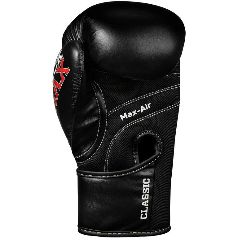 Title Boxing Classic Max Hook and Loop Boxing Gloves - 6 oz. - Black