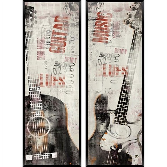 PTM Images Printed Music Framed Art Prints, Set of 2