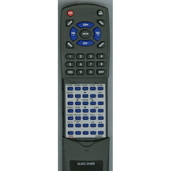 Replacement Remote for SHERWOOD RTRD7502, RC110, RD7502, R672