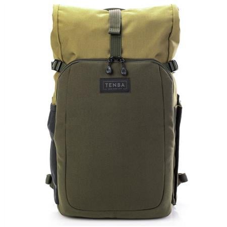 UPC: 0816779023344 | Tenba Fulton v2 14L Backpack for Mirrorless and DSLR cameras and lenses – Tan/Olive (637-734)