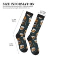 thumbnail image 4 of Rateoe Cigar Compression Socks for Women and Men 20-30mmHg-Circulation Support Socks Knee High Nurse Pregnant Running Medical and Travel Athletic, 4 of 7