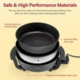 thumbnail image 5 of Electric Hot Pot Skillet 6L Non-Stick Cooker with Temperature Control for Family Meals, 5 of 7