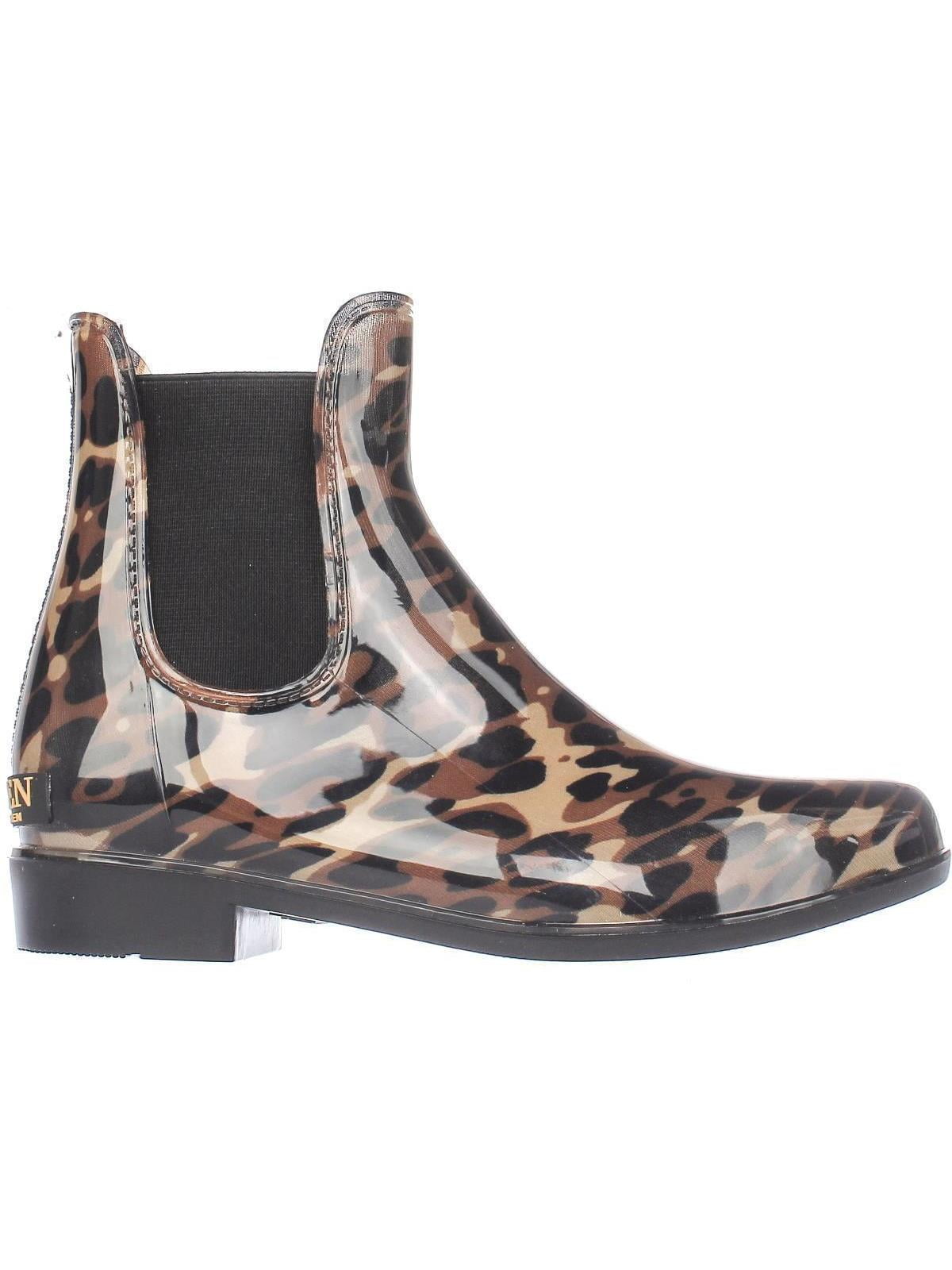 ralph lauren cheetah rain boots