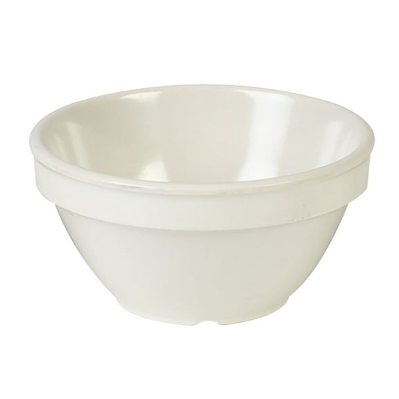 Excellante Color Ivory Melamine Dinnerware Collection 4 .25 Inch Bouillon Cup - 4 Oz, Comes in Dozen
