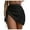 Black, variant on Women's Smock Skirt Holiday Style Skirt Hollowed Out Pull String See Through Beach Skirt Pencil Skirts for Women Knee Length, Size M