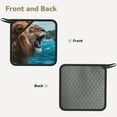thumbnail image 2 of Honeii Ice Blue Coastal Lion for Silicone Trivets for Hot Pots and Pans -Trivet Mat - Heat Resistant Silicone Trivet - Hot Plate Mats, 2 of 8