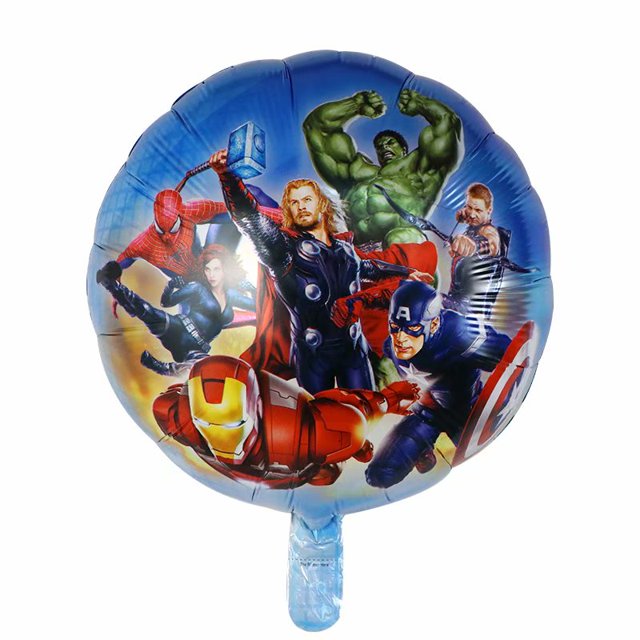 1pcs 18 Pulgadas Marvel Capitán América Spiderman Videojuego Globos De Papel De Aluminio Decoración De Fiesta De Cumpleaños Juguete Para Niños