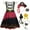 A03627-Black red, variant on Benylion Princess Dress Up Set with 2 Accessories Girls Halloween Costume Birthday Party Dress 3-10 Years