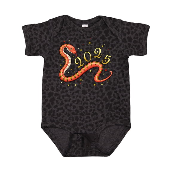 Inktastic 2025 Year of the Snake New Year Snake Boys or Girls Baby Bodysuit