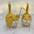 thumbnail image 4 of Dserhfy Decorative Cat Figurine Artistic Resin Surprised Expression Miniature Cat for Desktop, 4 of 8