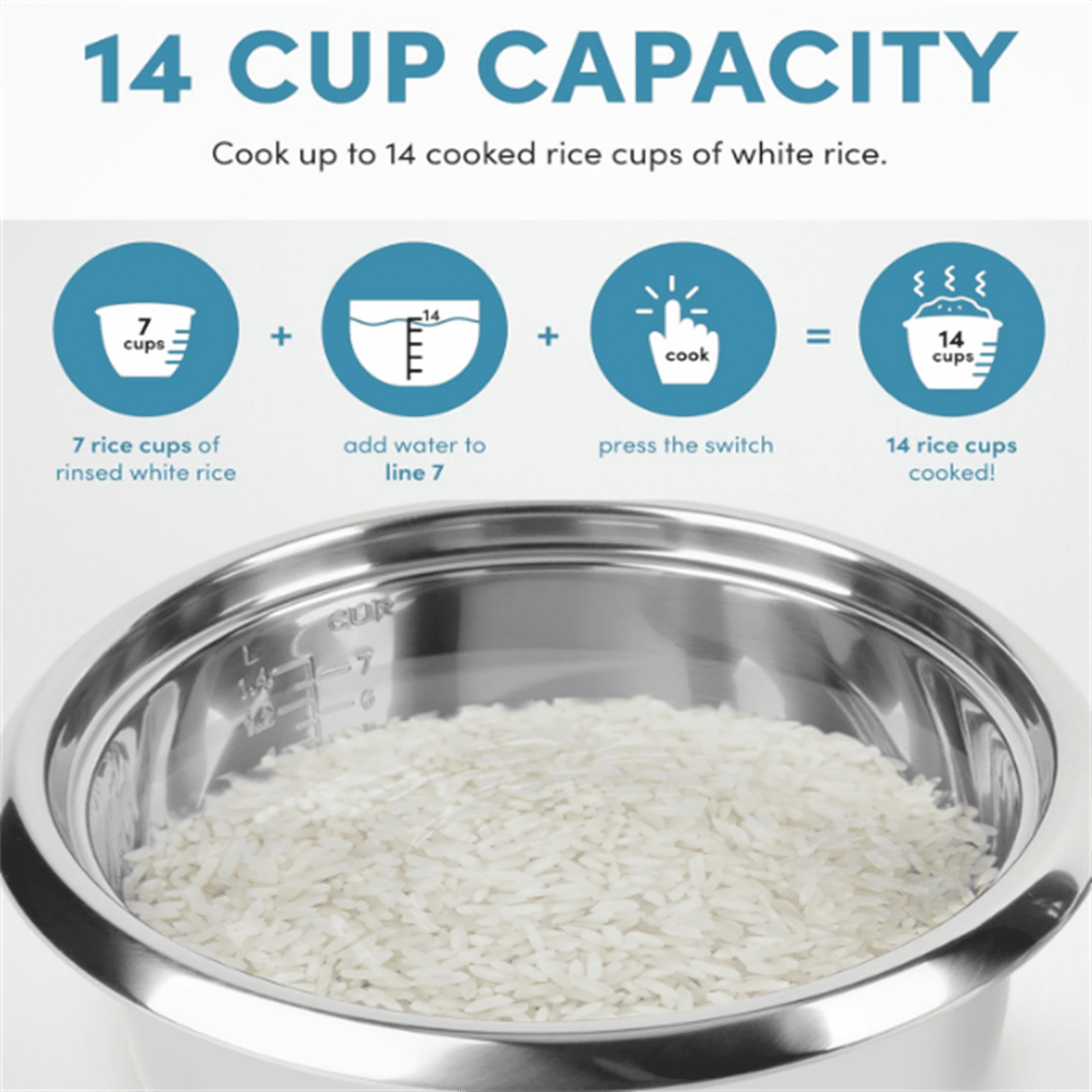 Stainless Steel Rice Cooker