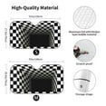 thumbnail image 3 of Disketp Windshield Sun Shade, Car Sun Shade For Front Window 3d Black And White Checkerboard Tunnel Sunshades Sun Visor Protector Blocks Uv Rays Foldable, 3 of 9