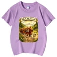 thumbnail image 3 of RTKFRFLM Boys' Cute Graphic T-Shirt Fashionable Short Sleeve Crewneck Summer Top for Kids Stylish Character Print Cotton Tee Comfortable Casual Everyday Wear for Active Youths Ages 3-13Y, 3 of 4