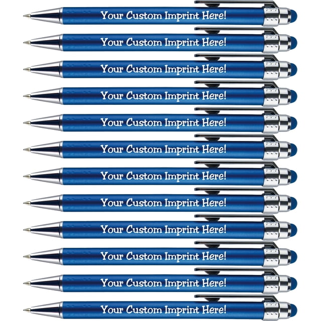 Bolígrafos Express Pencils Bright Vibes con stylus personalizado, paquete de 12