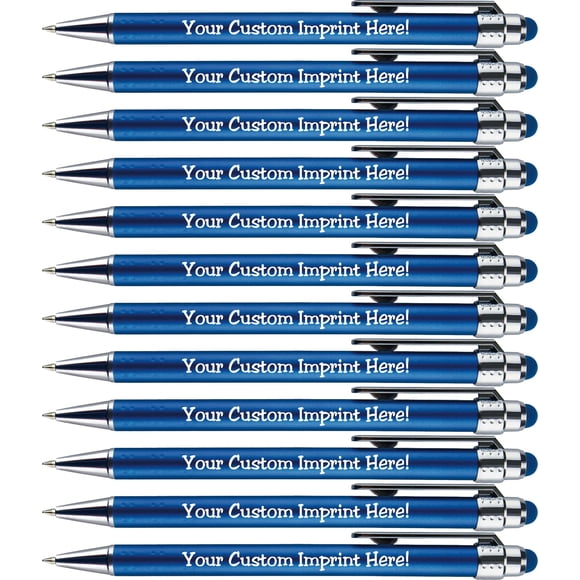Bolígrafos Express Pencils Bright Vibes con stylus personalizado, paquete de 12