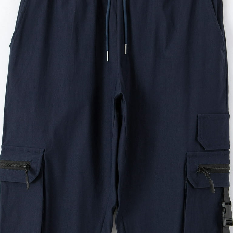 USNSM Men's Cargo Pants Casual Outdoor Stretchy Multi Pockets
