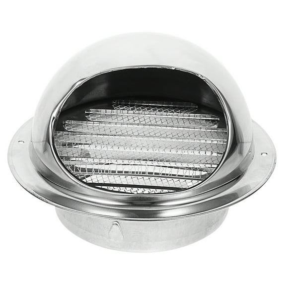 Stainless Steel Dryer Vent Cap Stainless Steel Dryer Vent Cover Round Ventilation Hood Stainless Steel Ventilation Vent Round Vent Outlet Cover