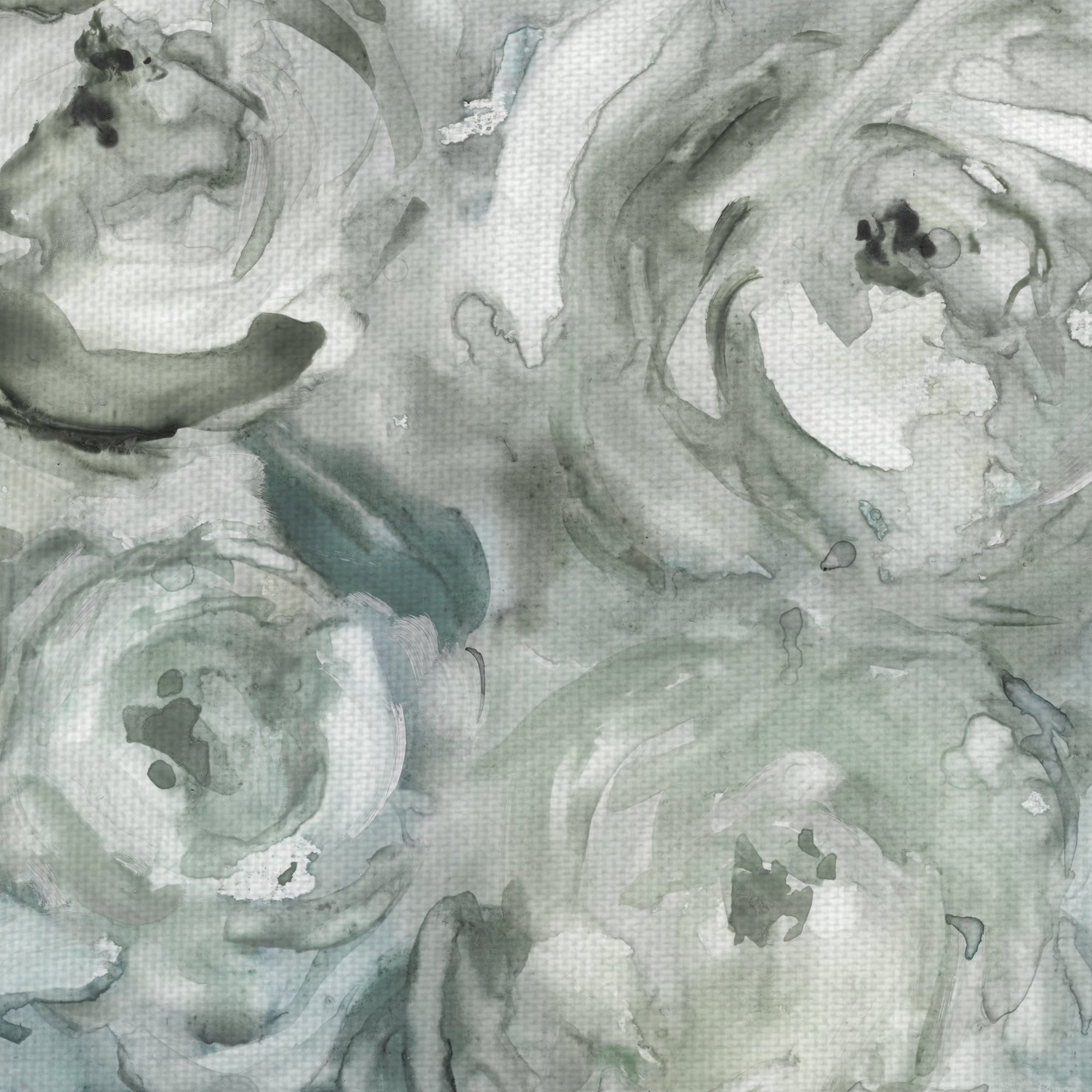 Masterpiece Art Gallery Climbing Roses Silver by Carol Robinson Canvas Art Print 24" x 48"