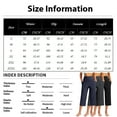 thumbnail image 2 of 3 Packs Women's Large Office Capri High Rise Elastic Waist Running Cropped Pants Straight Leg Flowy Maternity Gaucho Pants White XL, 2 of 7
