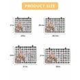 thumbnail image 7 of Large Induction Cooktop Protector Mat Bunny Easter Stove Top Covers for Electric Stove, Rabbit Black White Plaid Farmhouse Decorative Stove Burner Cover Mats, Glass Top Stove Cover, 7 of 7