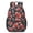 Football Icon Darkgreen, variant on Police and Helicopter Blue Pattern Backpack for School, Cute School Bag with Adjustable Shoulder Straps and Padded Back, 15.3"x11"x6.7"