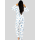 thumbnail image 3 of Set De 2 Pijamas Afelpadas Mujer Unitalla Polar Pantalón Sudadera Ropa Invierno, 3 of 5