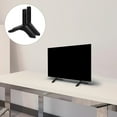 thumbnail image 5 of Soimiss 1Set Black TV Stand Tabletop Support with Triangle Stable Base Design, 5 of 9