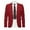 Red, variant on sususu Mens Black Leather Blazer,Mens Suits Slim Fit,Tailored Slim Fit Casual for Business Travel and Attendance With Double Pocket Design