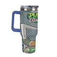 thumbnail image 3 of Plants Vs Zombies 40 Oz Tumbler With Handle And Straw Lid, Stainless Steel Vacuum Insulated Tumbler, Travel Mug Straw Covers Cup, Gifts for Women Men, 3 of 8