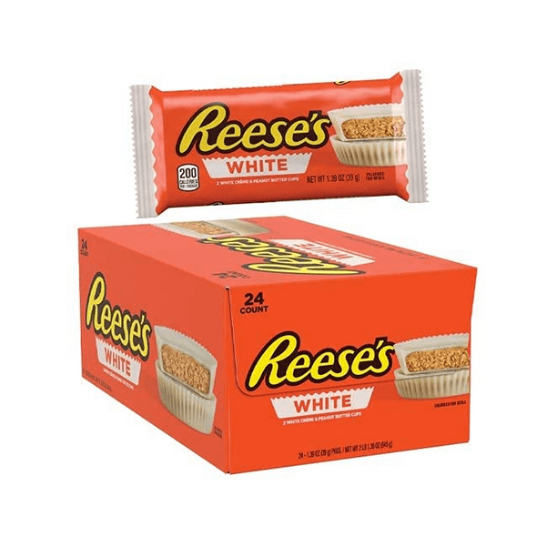 Reese's White Creme Peanut Butter Cups, 24 Count 1.5 oz